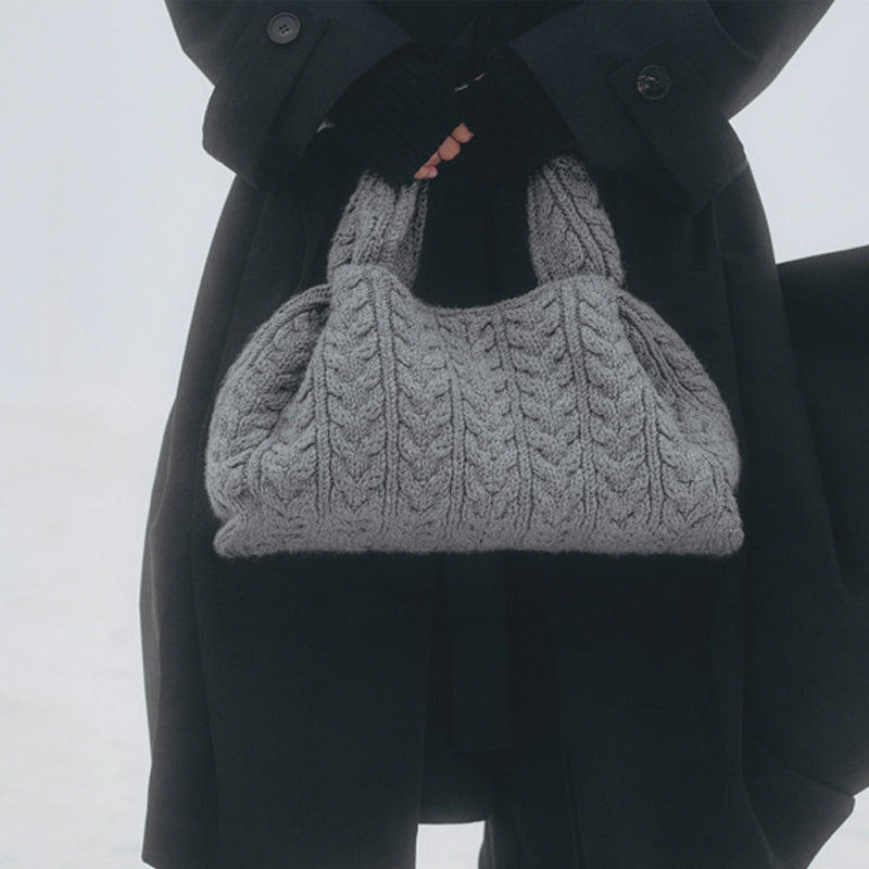 Knitted Wool Woven Bag Shoulder Bag Handbag