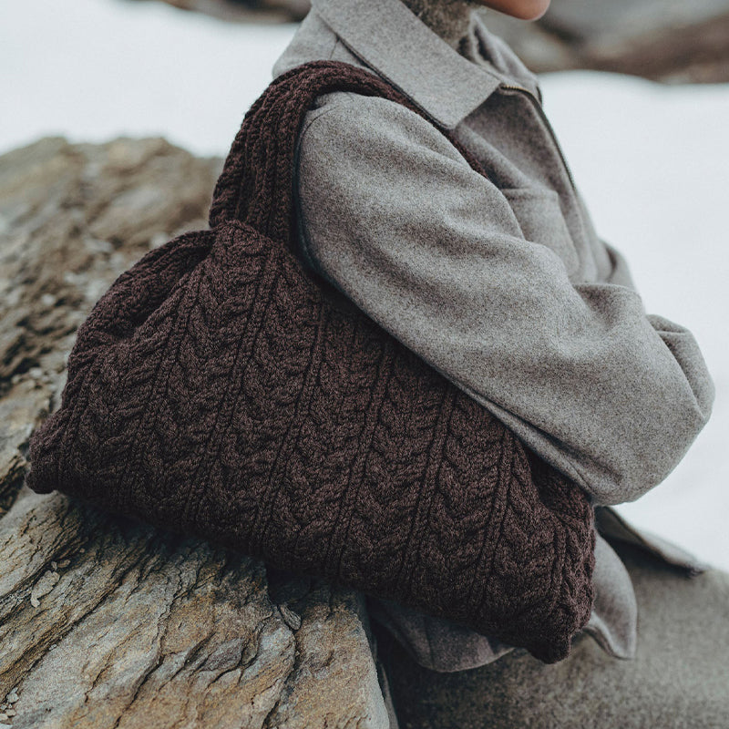 Knitted Wool Woven Bag Shoulder Bag Handbag