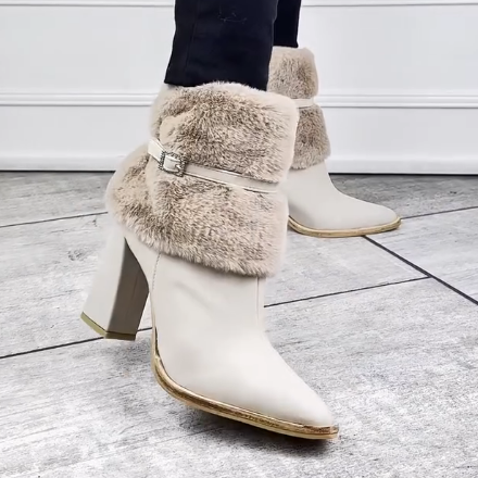 Chic Faux Fur Winter Boots